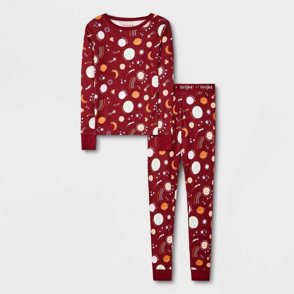 Cat & Jack Other - Cat & Jack Kids' 2pc Space Pajama Set  Size 10